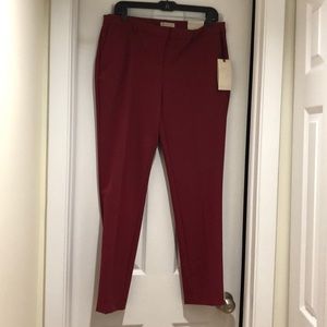 Dark Red Slacks